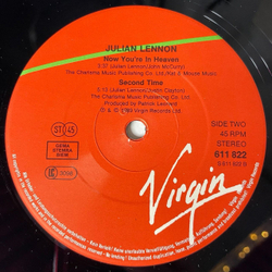 Винтажная виниловая пластинка LP Julian Lennon Now You're In Heaven (Germany 1989) Maxi Single 45 RPM