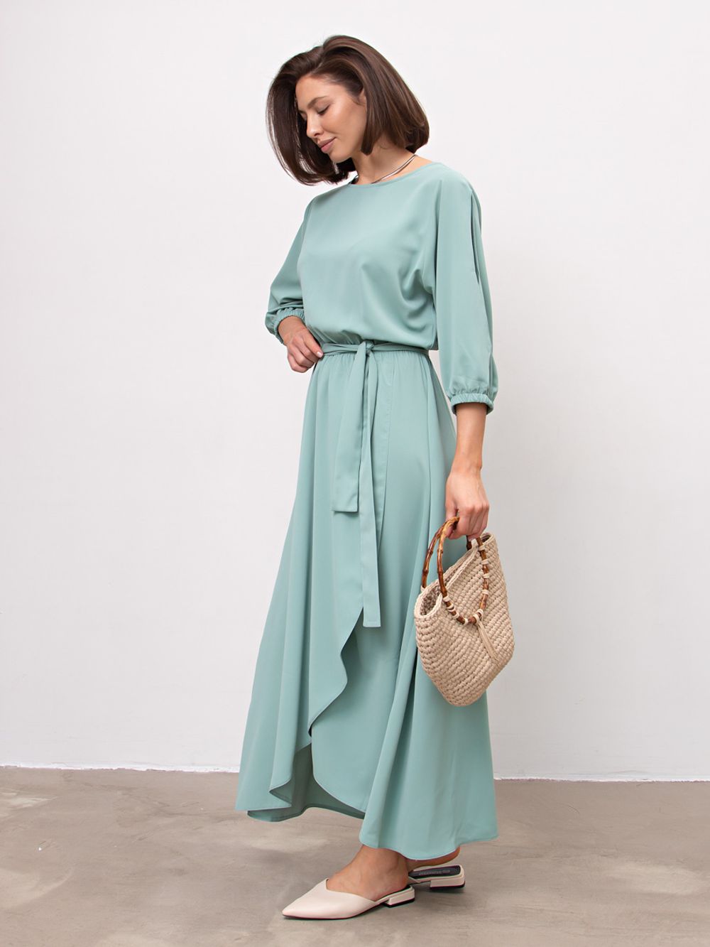 Платье Танго вдвоем (оливка) П15200-1М LT Collection