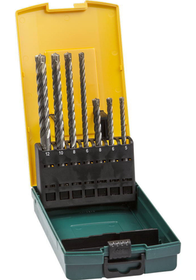 KRAFTOOL Zentro, 7 шт: 5/6/8 х 110, 6/8/10/12х160 мм, набор SDS-plus буров (29310-H7)