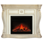 Каминокомплект Real Flame Barcelona 33 WT с очагом Moonblaze Deluxe Black