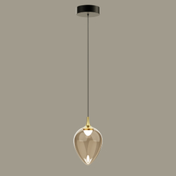 Подвесной светильник MD24001012-1A brass/champagne