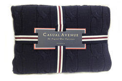 Плед 130х170 L'appartement Messina темно-синий