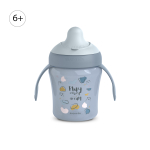 Детский поильник с ручками и носиком Suavinex голубой, 200 мл