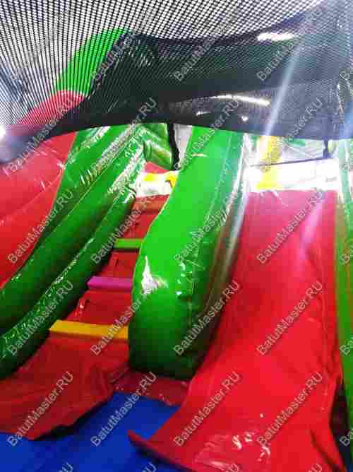 Надувной батут-горка "Сказочная поляна" 9*5*3,1 м