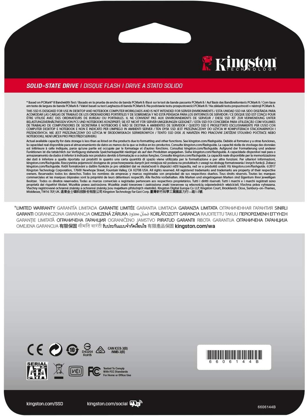 Твердотельный накопитель  960GB SSD Kingston A400 SA400S37/960G 2.5" SATAIII R500MB/s W450MB/s