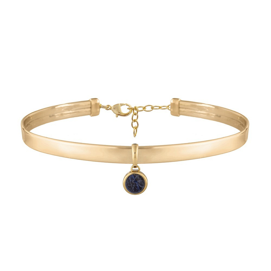 Чокер Possebon Sodalite B0112.22 BL/G
