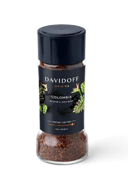 Кофе растворимый Davidoff Colombia, 90 г стеклянная банка (Давидоф)