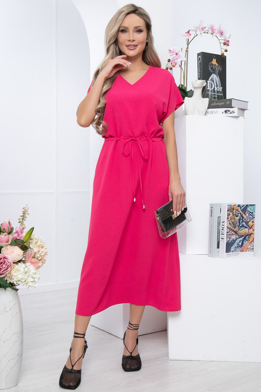 Платье "Лина" (фуксия) П5824 LT Collection