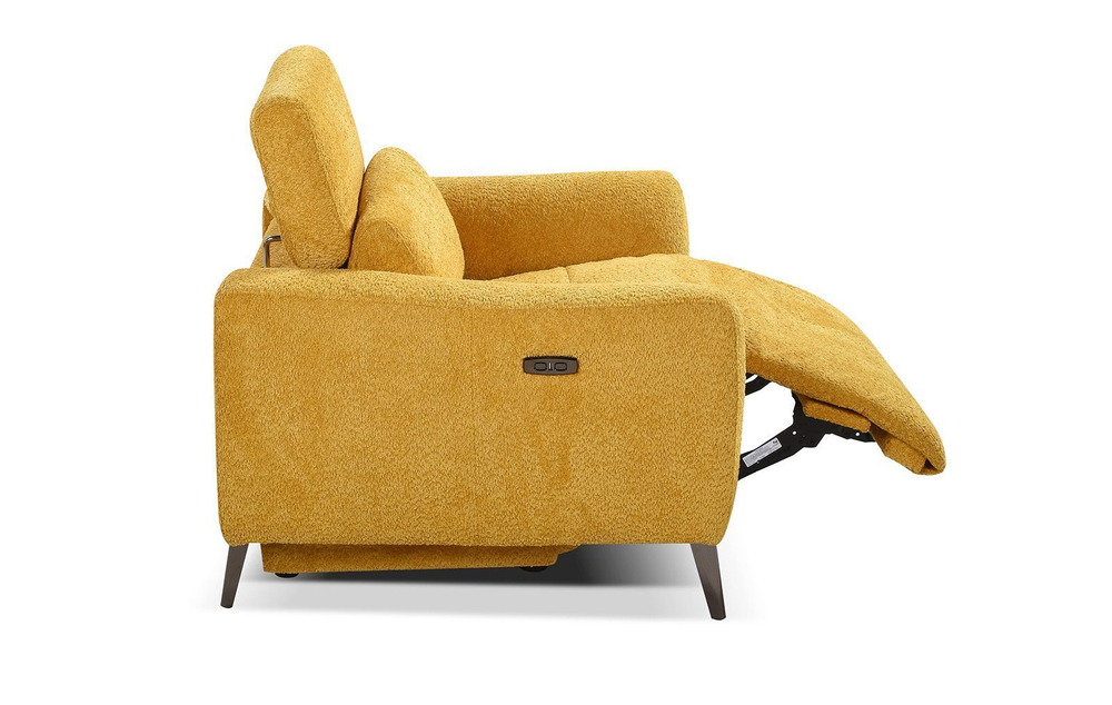 Кресло-реклайнер Lafayette желтое