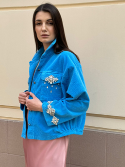 Куртка-рубашка "Лазурное сияние"