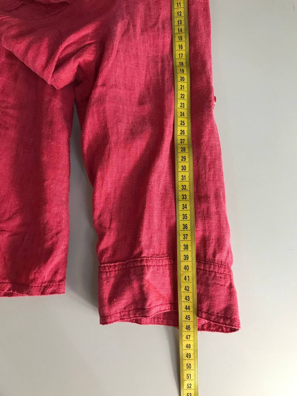 Блузка Franco Callegari льняная, маркировка 46, визуально на 52 размер