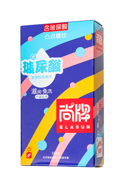 Презервативы Elasun Ribbet and dotted №10