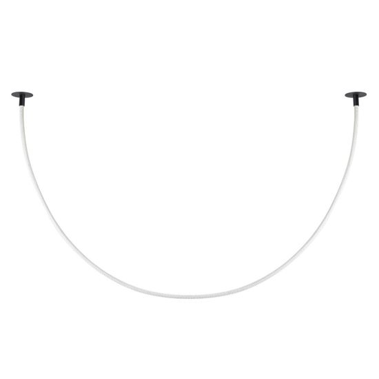 4391/40CL HIGHTECH ODL24 263 черный/металл/канат Потолочный св-к встраиваемый (2 крепления и крючок в комплекте) IP20 LED 40W 1580Лм 4000K CORDA