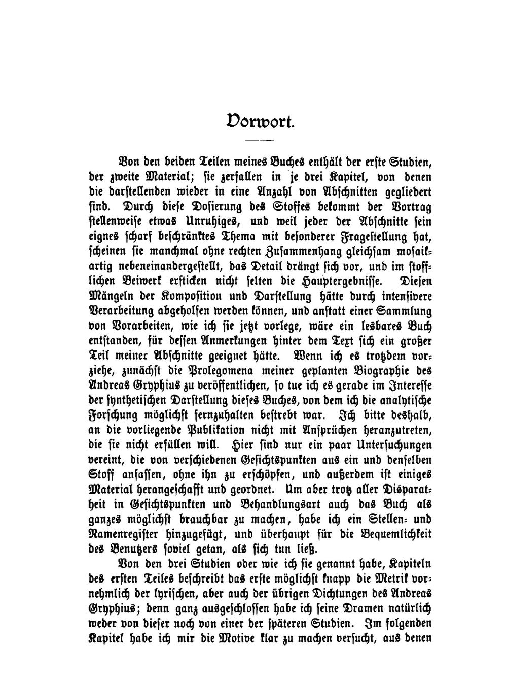 Die Lyrik Des Andreas Gryphius. Studien Und Materialien | Victor Manheimer