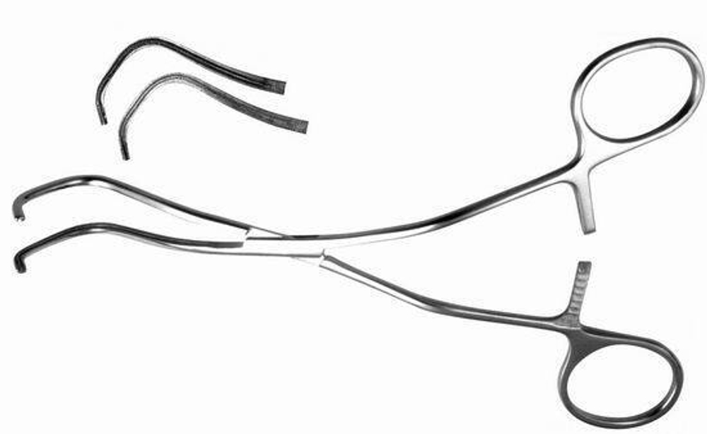 ТМ- З-129-1 Зажим для ушка сердца детский, 1, 170 мм (НОВОЕ ИСПОЛНЕНИЕ)