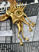 Брошь Скиапар. с подвесками "Лицо"