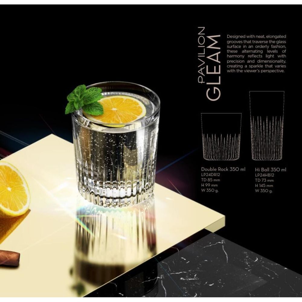 Стакан Олд фэшн 350 мл хр. стекло " " d 8,4/6,5 см h10 см Lucaris [6]