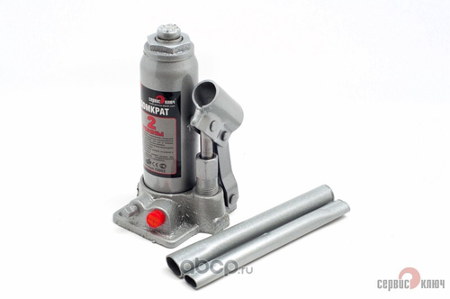 Домкрат гидрав. 2 т. выс. 158-308 мм (в коробке) (Сервис Ключ)