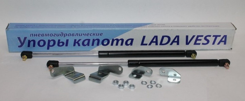 Упор капота с кронштейнами /2180 Lada Vesta / из 2 шт (Самара)