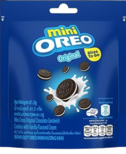 Печенье Oreo Mini Vanilla Cream с ванильным кремом