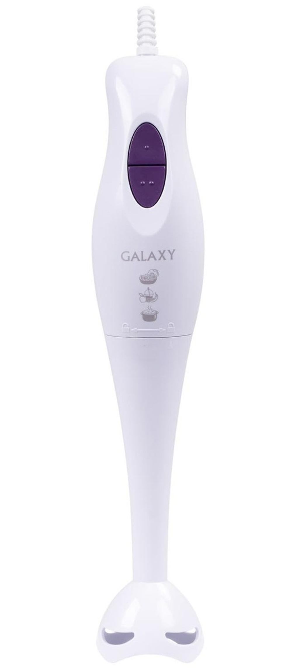 Блендер GALAXY GL-2123 пластиковый корпус, измельчитель, венчик, мерный стакан, 2 скорости мощн. 300