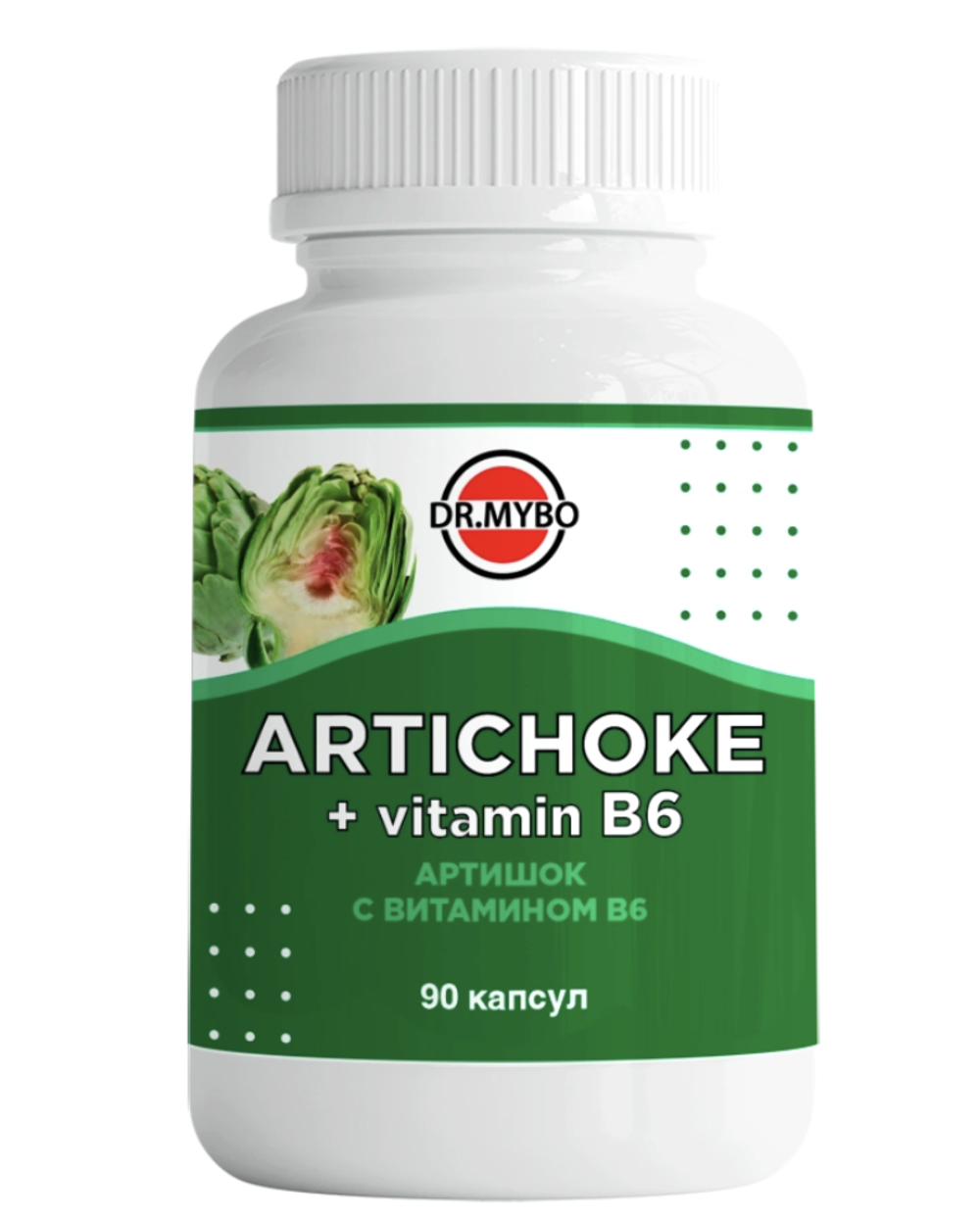 Dr mybo артишок с витамином в 6 90 шт. капсулы массой 0,34 г
