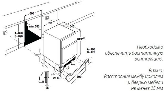 Встраиваемый холодильник Kuppersbusch IKU 1690-1