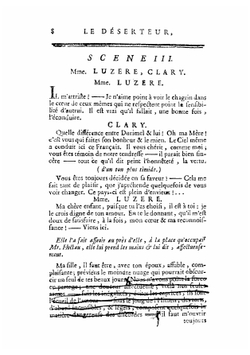 Le déserteur. drame en cinq actes en prose | Mercier Louis-Sébastien