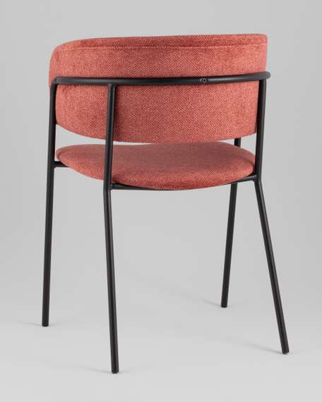 Кресло Нэлли New буклированный велюр терракотовый