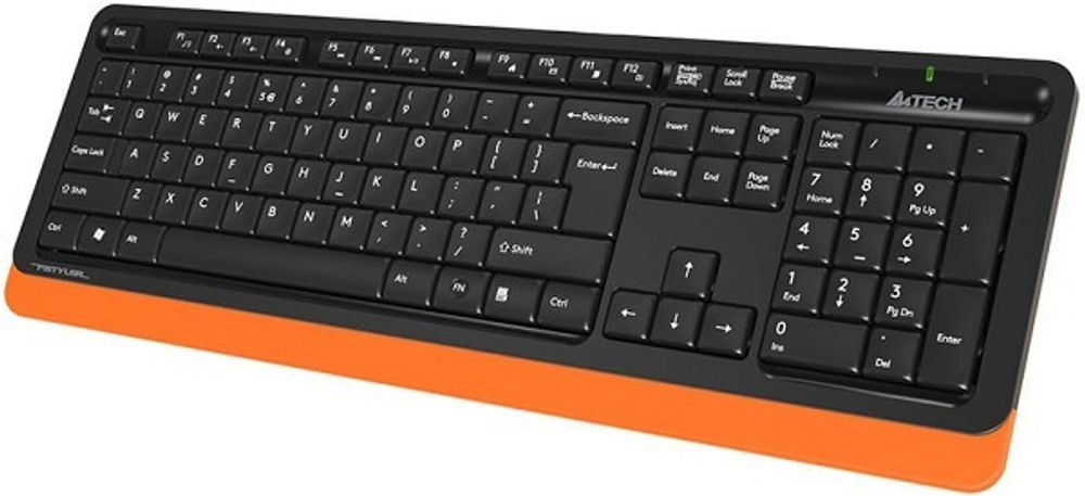 Клавиатура и мышь Wireless A4Tech FG1010 ORANGE