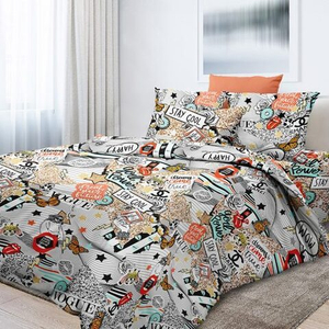 КПБ Перкаль "Хайп  6755" 1,5сп Пр1,5*2,2; Под 1,55*2,15; 2 шт.нав. 70/70