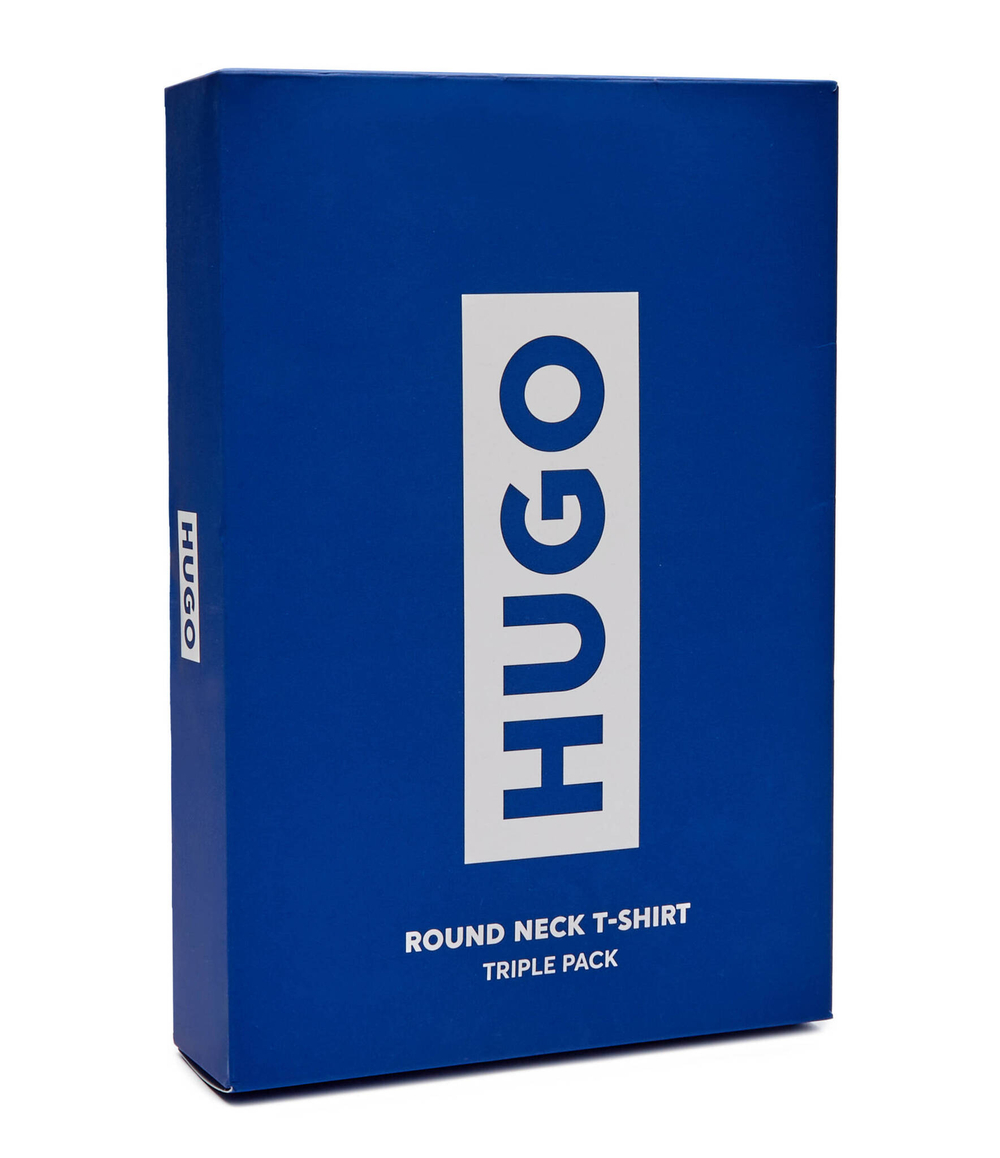 Футболка 3шт. Hugo Blue - черный(50522382)