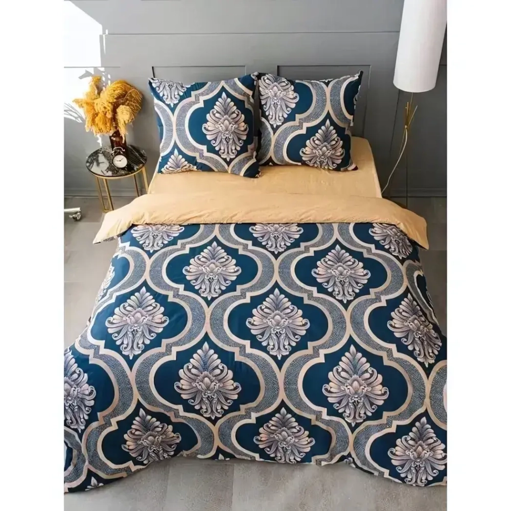 Комплект постельного белья поплин Евро «Павлайн» Sweet Sleep Королевский двор