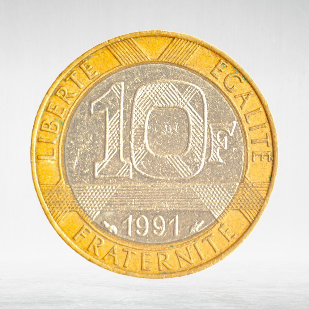 France, 10 Francs 1991 - Génie de la Bastille, VF