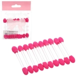 Аппликаторы для макияжа 10шт «ЭФФЕКТО», цвет розовый, 6см