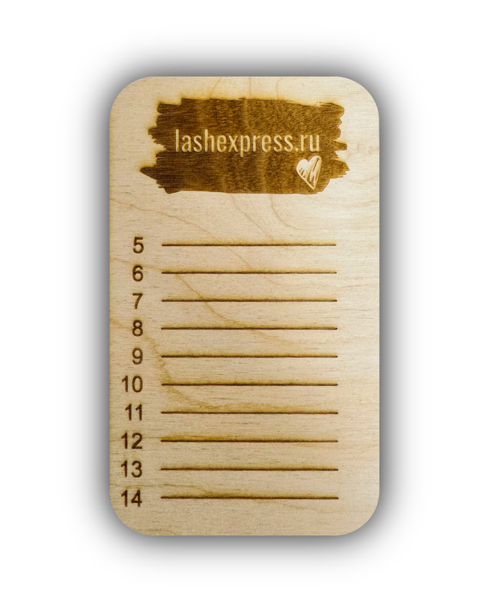 Деревянный планшет LASHEXPRESS