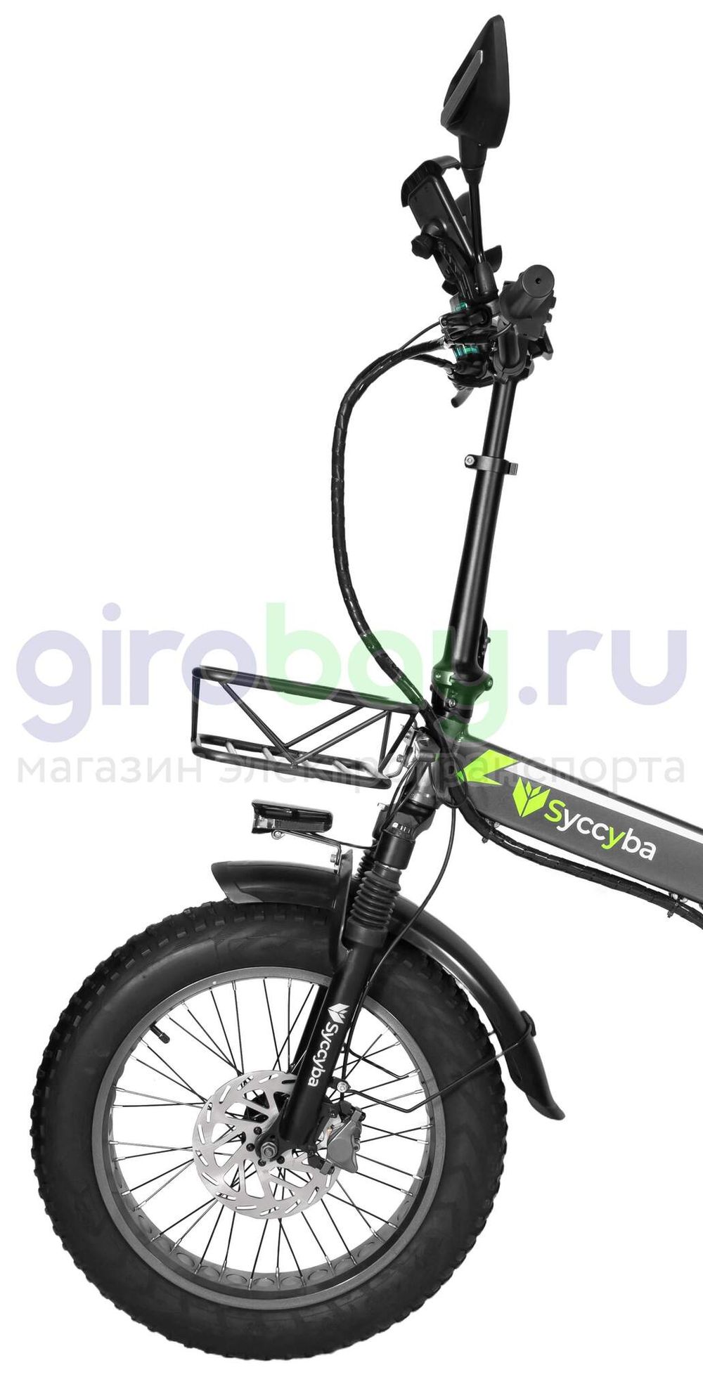 Электровелосипед Syccyba F10 Pro 2025 года (48V/15Ah) - Серый обод фото №5
