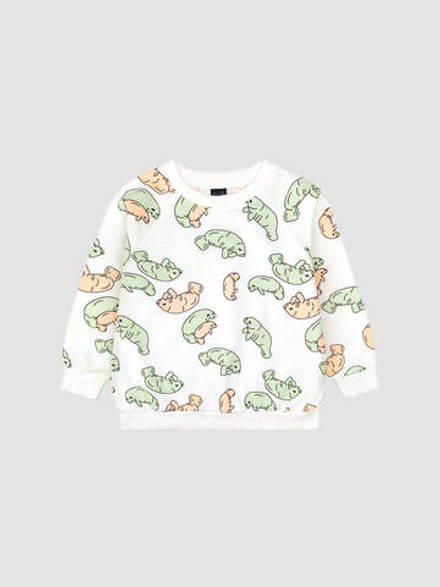 Свитшот оверсайз Mjölk Ламантины