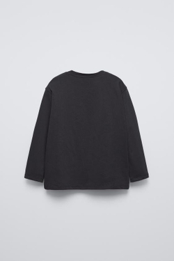 ZARA ФУТБОЛКА С ПРИНТОМ «ЛИЛО И СТИЧ» © DISNEY, АНТРАЦИТОВО-СЕРЫЙ