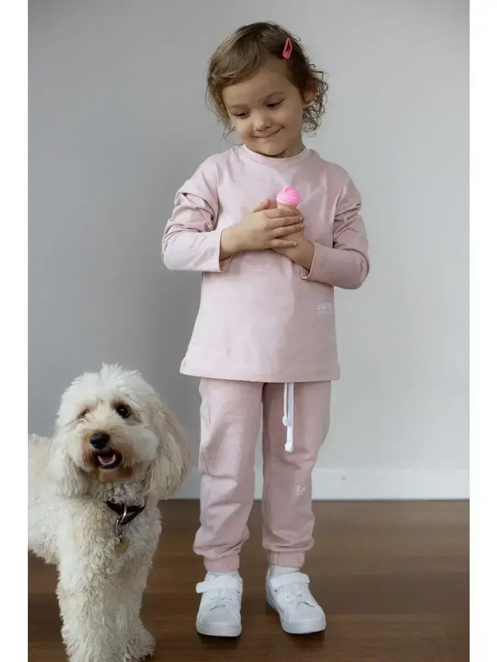 Костюм трикотажный спортивный для детей, лонгслив и брюки