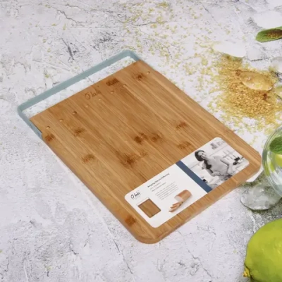 Доска разделочная бамбуковая «O'lala» 33,4*23*1,5см для хлеба с металлической ручкой
