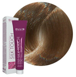 OLLIN SILK TOUCH 8/72 светло-русый коричнево-фиолетовый 60мл Безаммиачный стойкий краситель для вол