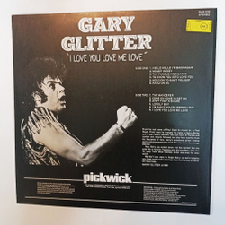 Винтажная виниловая пластинка LP Gary Glitter I Love You (UK 1977)