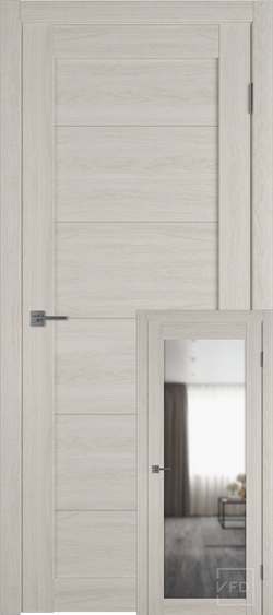 Межкомнатная дверь экошпон VFD (ВФД) Atum Pro 32  Stone Oak Reflex (зеркало с одной стороны)