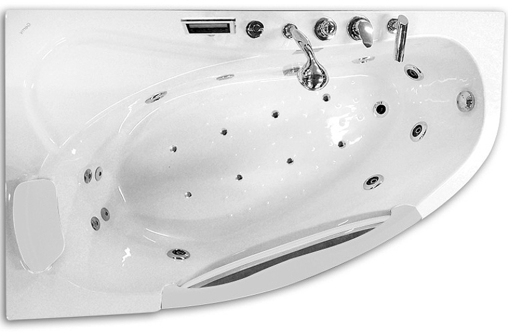 Акриловая ванна Gemy 171x99 G9046 II K L с гидромассажем