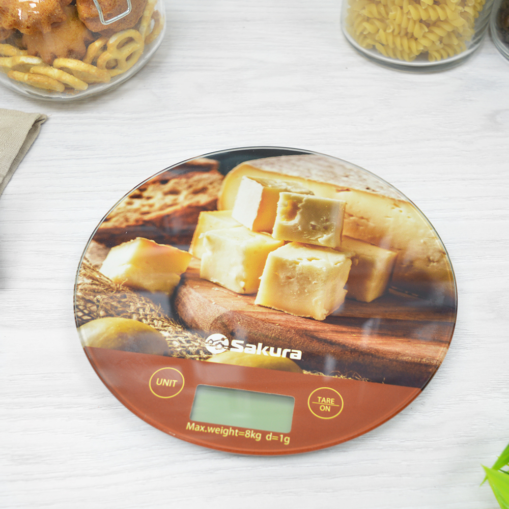Весы кухонные электронные до 8кг "Сыр"
