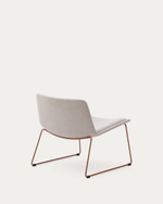 Zahara Стул со стальными ножками полиэстер бежевый