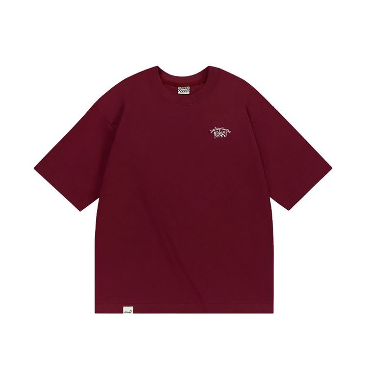 Футболка HAIDED DUSTY RACQUET HW, темно-бордовый