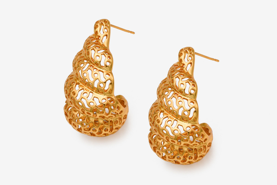 Серьги Vintage gold