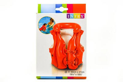 Жилет надувной Делюкс 50*47см от 3-6 лет 58671/589390 (intex)
